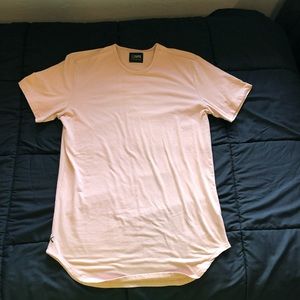 Cuts Large Salmon Pink Scoop T-Shirt